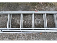 Drievoudige aluminium ladder 3x14 - afbeelding 5 van  7
