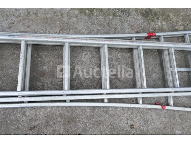 Drievoudige aluminium ladder 3x14 - afbeelding 6 van  7