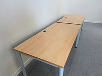 Drisag - rechthoek - bureau - bureautafels (2x) - afbeelding 2 van  4