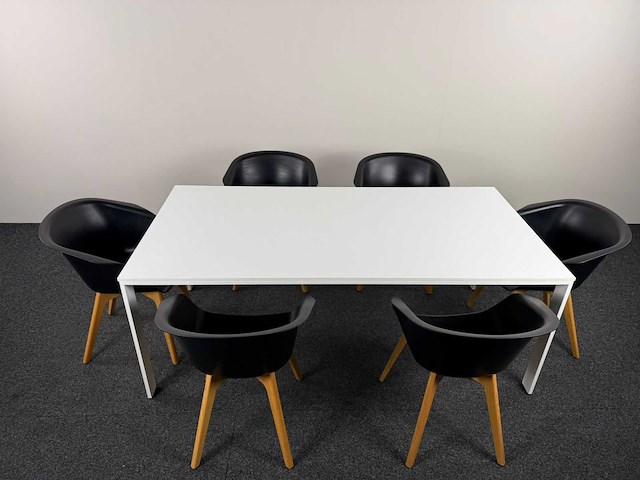 Drisag/sedus - tafel + 6 stoelen - vergaderset - afbeelding 2 van  6