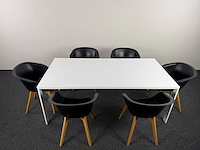 Drisag/sedus - tafel + 6 stoelen - vergaderset - afbeelding 2 van  6