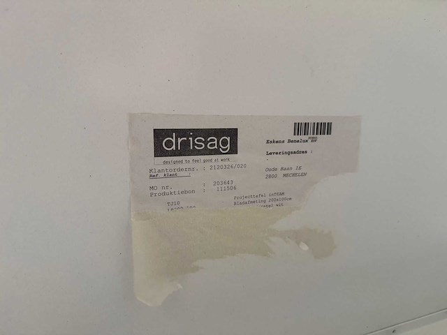 Drisag/sedus - tafel + 6 stoelen - vergaderset - afbeelding 5 van  6