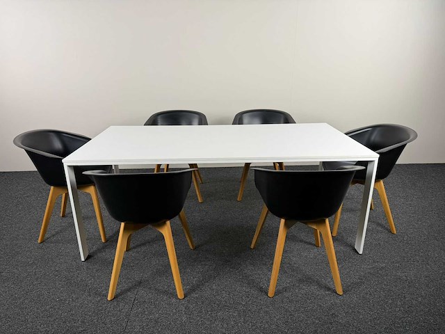 Drisag/sedus - tafel + 6 stoelen - vergaderset - afbeelding 3 van  6
