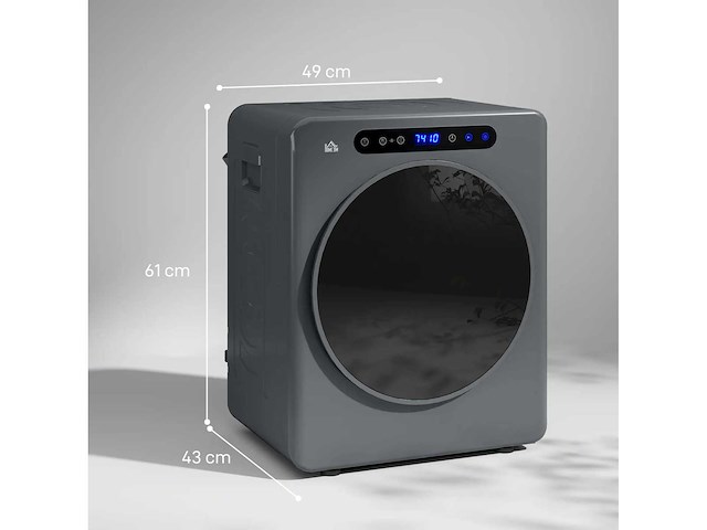 Droger, 6 cycli, 40-60?, 4 kg capaciteit - afbeelding 3 van  4