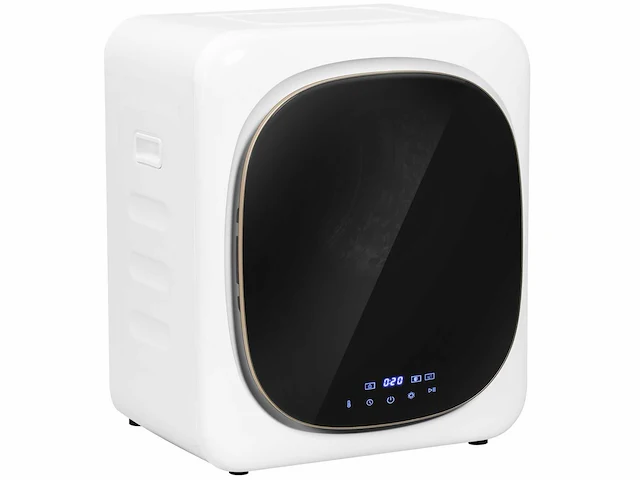 Droger met uv-desinfectie, compact ontwerp, 4 kg capaciteit, roestvrij staal, wit - afbeelding 6 van  6