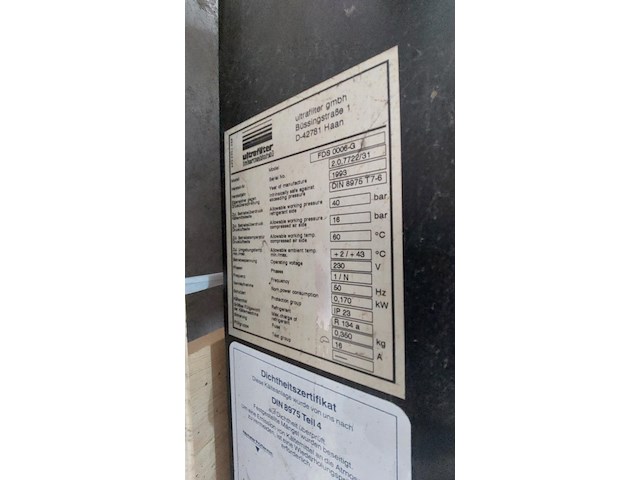 Droger ultrafilter - afbeelding 3 van  8