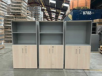 Dromeas - vitrinekast - dossierkast (3x) - afbeelding 1 van  6