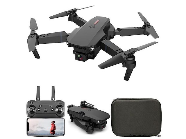 Drone met 4k camera & 2 batterijen - zwart - afbeelding 2 van  3