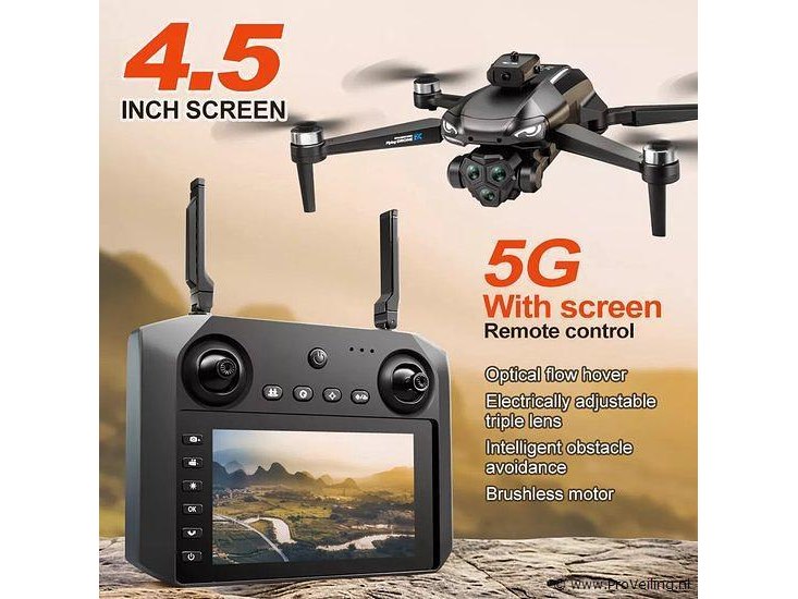 Drones met big screen controller - hd camera 4k - 8k optical flow positioning - obstacle avoidance