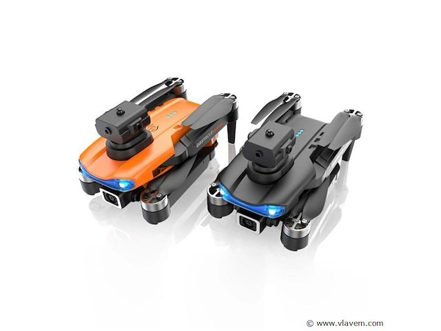 Drone s met 4k camera, dubbele camera, obstacle avoidance & 1 batterij - zwart - afbeelding 3 van  5