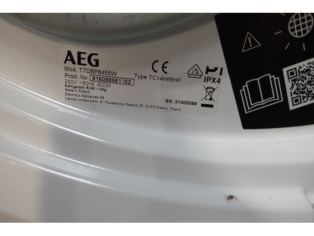 Droogkast aeg - afbeelding 5 van  6