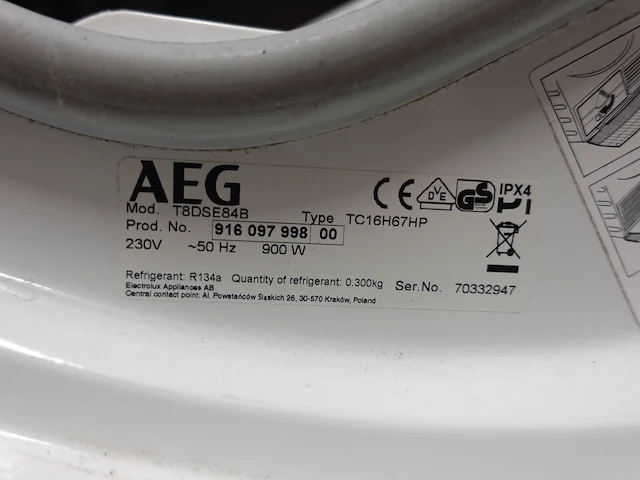 Droogkast aeg - afbeelding 4 van  4