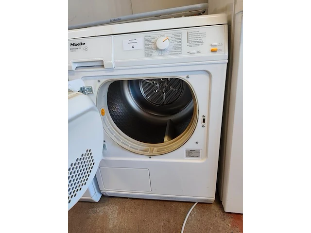 Droogkast miele t8813c (gebruikt), wasmachine miele w3375 (bedieningspaneel beschadigd, gebruikt), klein droogrek - afbeelding 2 van  13