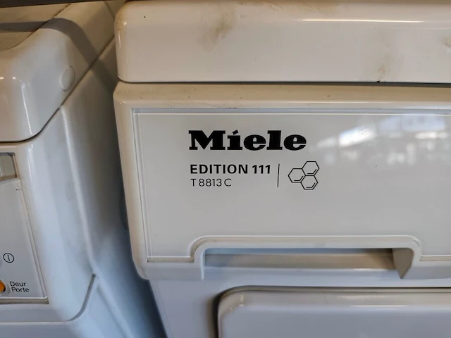 Droogkast miele t8813c (gebruikt), wasmachine miele w3375 (bedieningspaneel beschadigd, gebruikt), klein droogrek - afbeelding 13 van  13