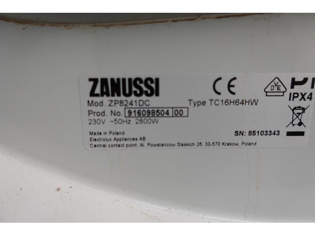 Droogkast zanussi - afbeelding 5 van  6