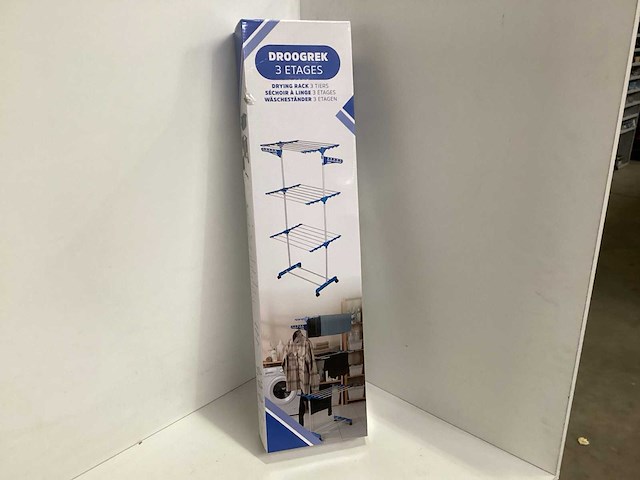Droogrek 3 etages, verrijdbaar (5x) - afbeelding 2 van  7