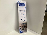 Droogrek 3 etages, verrijdbaar (5x) - afbeelding 2 van  7
