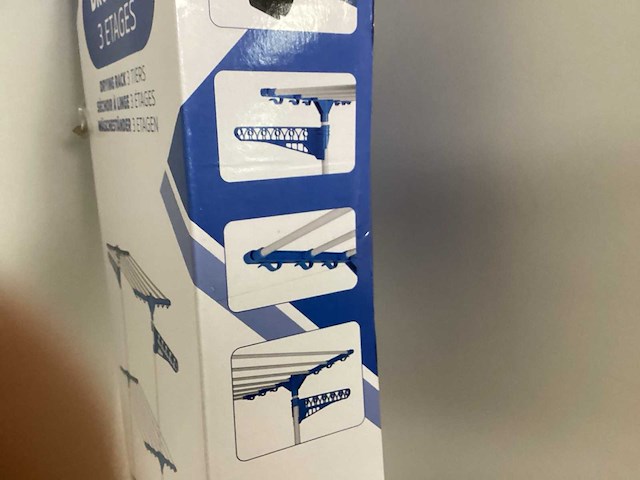 Droogrek 3 etages, verrijdbaar (5x) - afbeelding 4 van  7