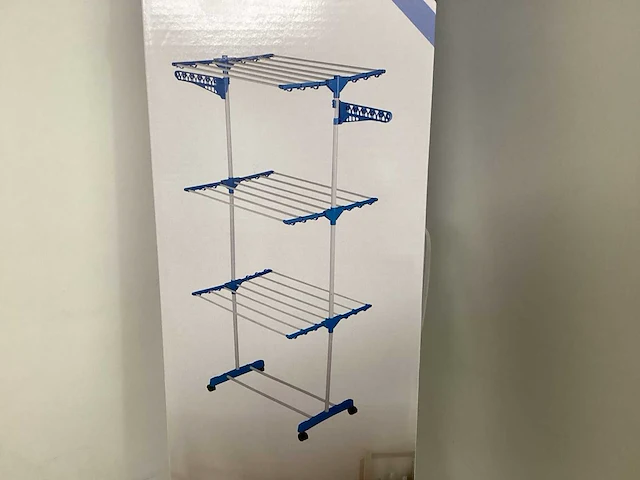 Droogrek 3 etages, verrijdbaar (5x) - afbeelding 1 van  7