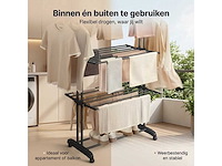 Droogrek staand - inklapbaar wasrek (5x) - afbeelding 5 van  8