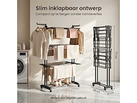 Droogrek staand - inklapbaar wasrek (5x) - afbeelding 6 van  8