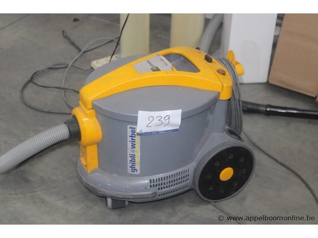 Droogzuiger ghibli & wirbel power d, 1,1 kw, 220 v, serienummer 0517-014548, slang, werking niet gekend - afbeelding 1 van  3