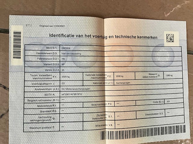 Drowa tr kp 35 kipper aanhangwagen - afbeelding 30 van  43