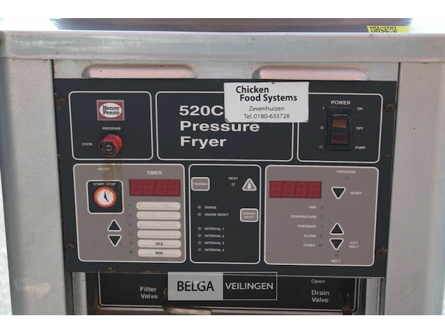 Drukfriteuze henny penny 74x46x100cm - afbeelding 2 van  6