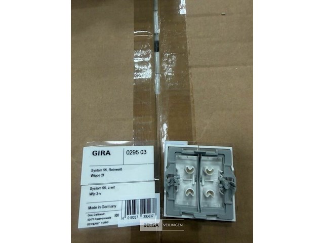 Drukknop wisselschakelaars gira - afbeelding 1 van  2