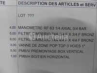 Drukmeter, cimberio-filters, kleppen, ... - afbeelding 10 van  10