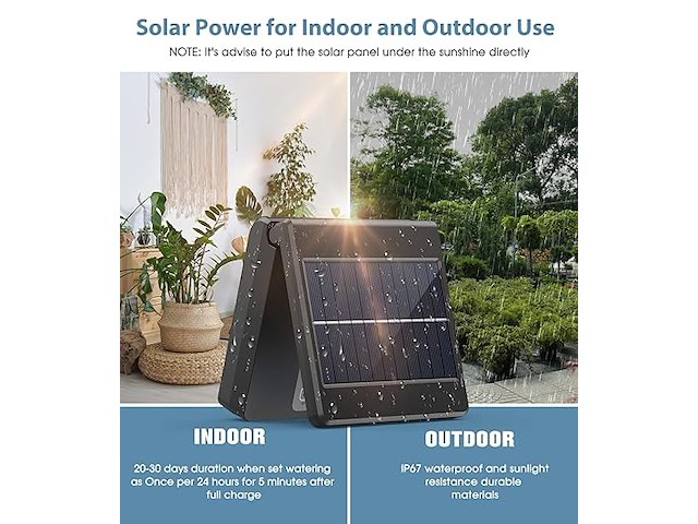 Druppelirrigatiesyteem op zonne-energie - afbeelding 6 van  6