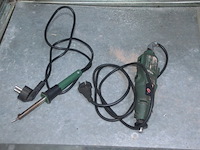 Druppellader, hamerset in koffer, bernerset in koffer, 2 soldeerbouten, dremel 2force, nietpistool - afbeelding 8 van  9