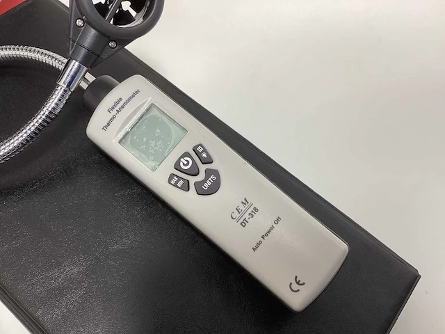 Dt-318 thermo-anemometer - digitaal display - k type sensoren - afbeelding 2 van  7