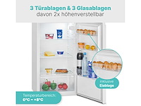 Dt 7318 vrijstaande koelkast-vriezer 206 l e wit - afbeelding 2 van  3