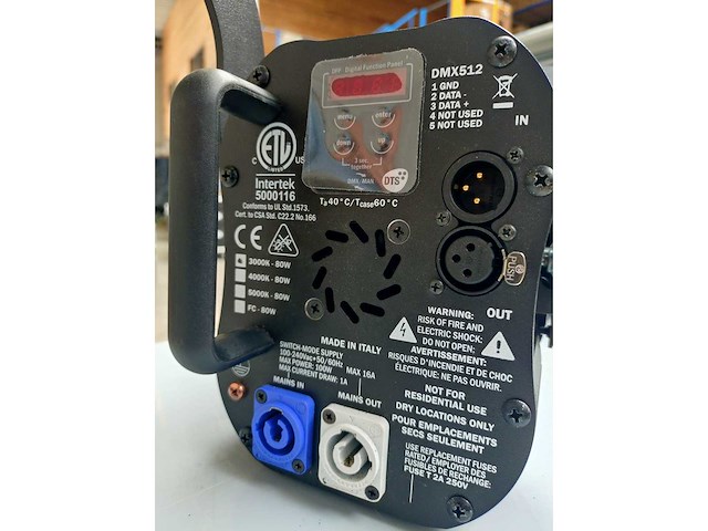 Dts - scena led 80 - spotlight fresnel - afbeelding 3 van  4