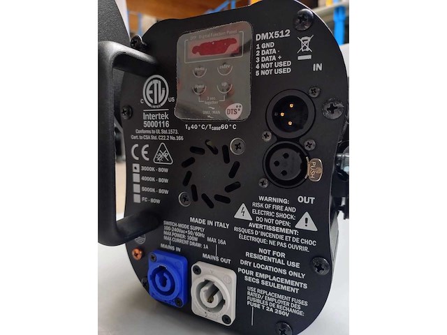 Dts - scena led 80 - spotlight fresnel - afbeelding 3 van  4