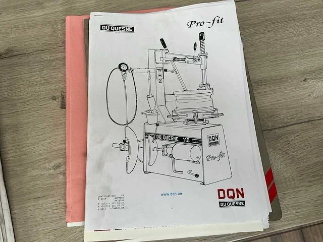 Du quesne pro-fit 110. bandenwisselaar - afbeelding 9 van  9