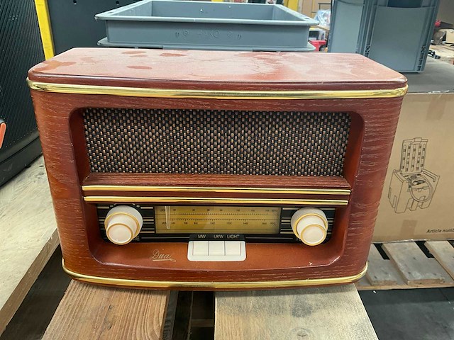 Dual antieke radio - afbeelding 1 van  3