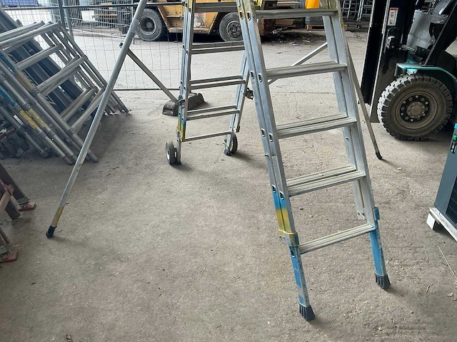 Duarib tandem pro uitschuifbare platform ladder - afbeelding 2 van  8