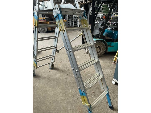 Duarib tandem pro uitschuifbare platform ladder - afbeelding 3 van  8