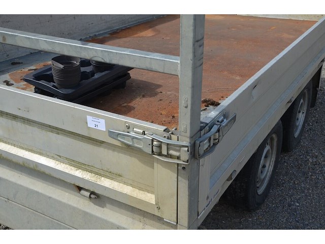 Dubbel as kipaanhangwagen saris, type c2c, variant ark, versie 350, ch.nr. xlgc2cacka0627730, bouwjaar 22-11-2016 (boorddocumenten: inschrijvingsbewijs deel i en deel ii, attest gelijkvormigheidsattest) (2) - afbeelding 15 van  21