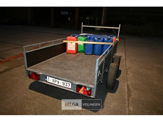 Dubbel-assige aanhangwagen - afbeelding 3 van  8