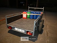 Dubbel-assige aanhangwagen - afbeelding 3 van  8