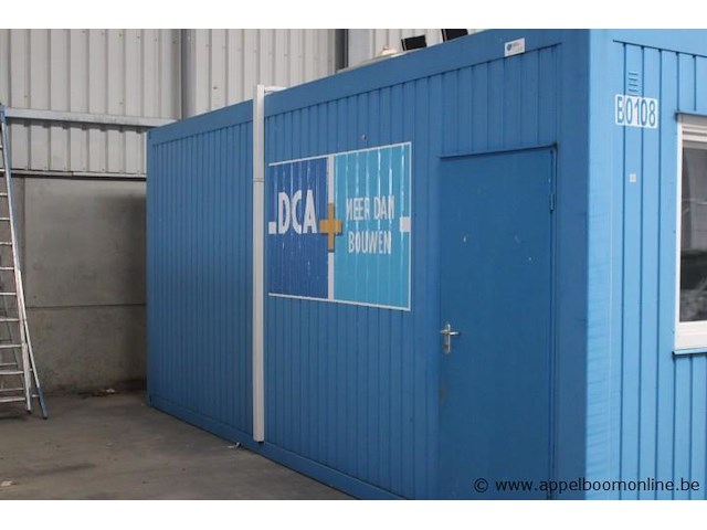 Dubbel bureelcontainer (b0108), vv 3 deuren, airco - afbeelding 2 van  6