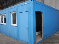 Dubbel bureelcontainer (b0108), vv 3 deuren, airco - afbeelding 3 van  6