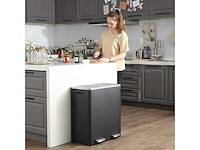 Dubbel compartiment afvalbak 2 x 30l - afbeelding 2 van  9