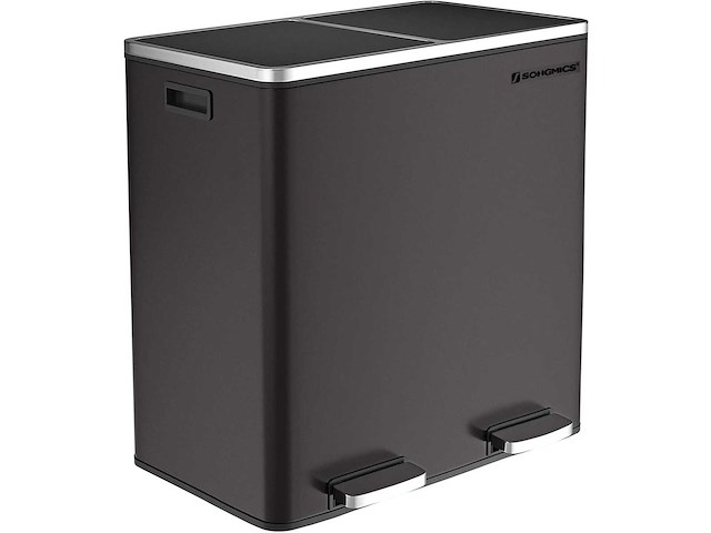 Dubbel compartiment afvalbak 2 x 30l - afbeelding 4 van  9