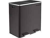 Dubbel compartiment afvalbak 2 x 30l - afbeelding 4 van  9