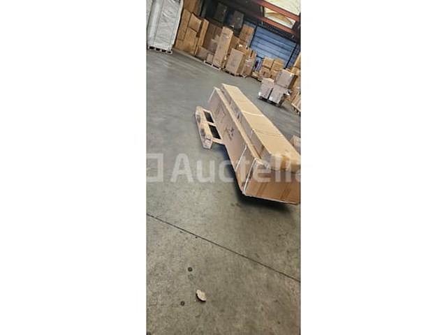 Dubbel hangende parasol oranje (2 * 300x400cm) - afbeelding 2 van  3