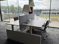 Dubbel in hoogte verstelbaar bureau - afbeelding 2 van  10